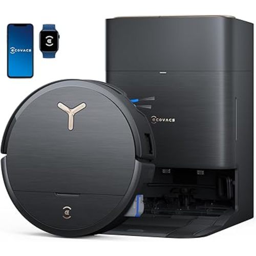 ECOVACS DEEBOT X9 PRO Omni Robot Vacuum and Mop, Blast™ 16,600Pa Suction, OZMO Roller Instant Self-Washing Mopping, ZeroTangle™ 3.0, Triple Lift System, AI Smart Navigation, Hands-Free Omni Station