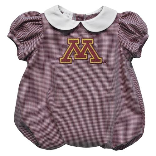 Minnesota Golden Gophers Vive La Fete Girls Infant Puffy Bubble Dress - Maroon