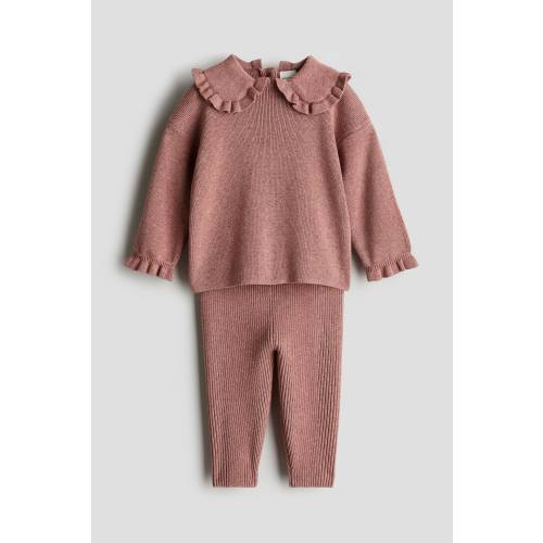 2-PIECE RIB-KNIT COTTON SET