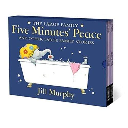 The Large Family 5 Children books Set Collection (A Quiet Night In, A Piece of Cake, All In One Piece, Mr Large In Charge, Five Minutes' Peace) [Paperback] [Jan 01, 2017] Jill Murphy