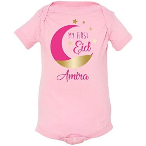Custom Baby Outfit for Eid - Add Your Name - Personalized Eid Gift for Kids