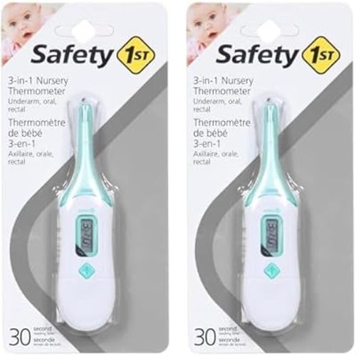 Safety 1st 3-in-1 Nursery Thermometer, Analog (Pack of 2)