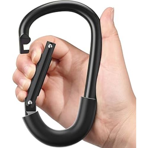 SURDOCA Stroller Hooks, Large Stroller Hooks for Bags, Universal Stroller Clips and Hooks, Mommy Hook for Stroller Heavy Duty, Stroller Accessories for Mom