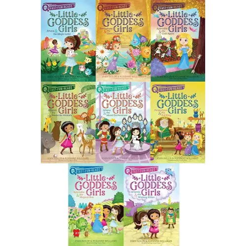 Little Goddess Girls Hello Brick Road Collected Set: Athena & the Magic Land; Persephone & the Giant Flowers; Aphrodite & the Gold Apple; Artemis & ... Artemis & the Wishing Kitten (QUIX Books)