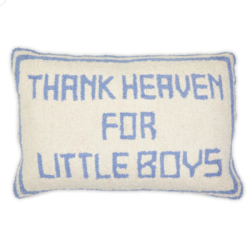 Two's Company Thank Heaven Punch Embroidery Decorative Throw Pillow – Smyth Jewelers