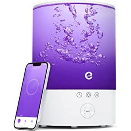 Amazon.com: Cool Mist Humidifiers for Bedroom Large Room, Esemoil 2.5L Smart WiFi Baby Air Humidifier with Top-Fill & 28dB Quiet, 24H Ultrasonic Diffuser for Plants, 8 Color Light, Voice Control, Works with Alexa : Home & Kitchen