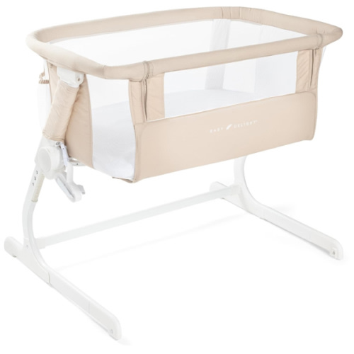 Baby Delight Beside Me Dreamer Bassinet | Bedside Sleeper & Baby Bassinet | 6-Position Height Adjustment | Organic Oat
