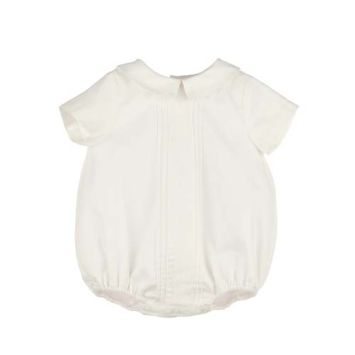 Ivory Lace & Puntucks Bubble