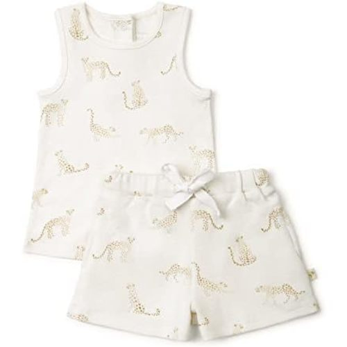 Leopard Organic Cotton Unisex Baby Two Piece Set