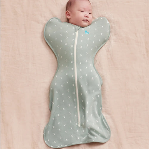 Swaddle Up™ 1.0 TOG Cotton Olive Moon