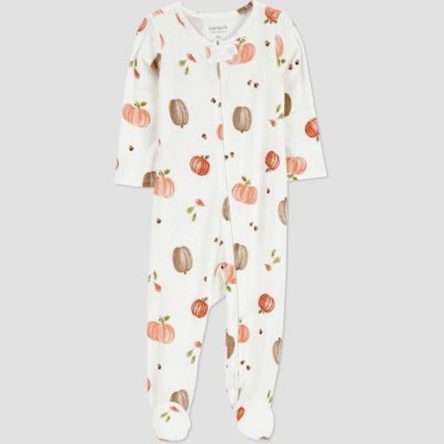 Carter's Just One You® Baby Fall Pumpkins Comfy Soft Sleep N' Play - Cream - 3m