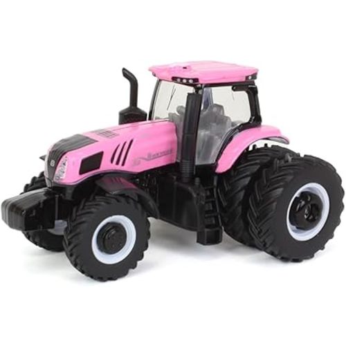ERTL 1/64 Pink New Holland Genesis T8.380 Tractor with Rear Duals 13997