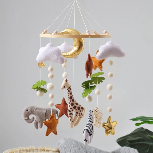 Baby Mobile Handmade Noliboobaby - Savanna