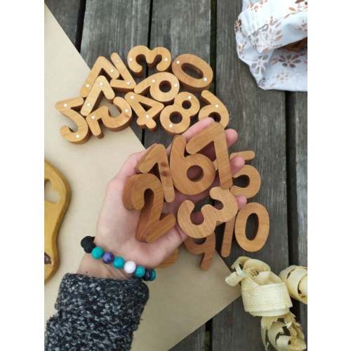 Magnetic Wood Numbers 1-10 Learning Toy Mathematics Set Montessori Waldorf Homeschooling - Etsy