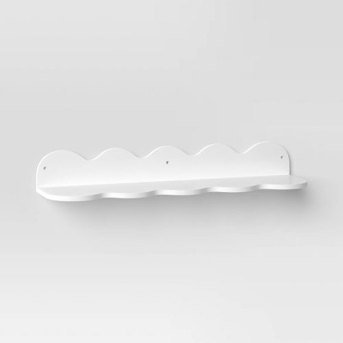 24" Wavy Wall Shelf Green - Room Essentials™