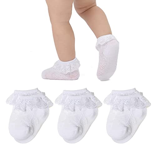 Marchare Baby Lace Socks 3 Pack