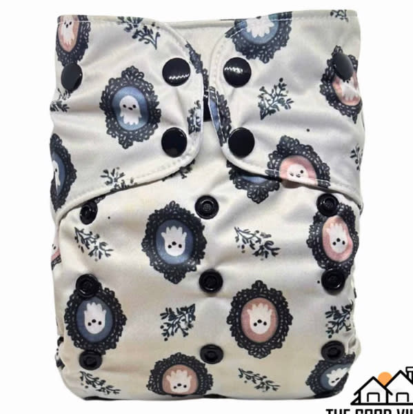 One Size Pocket Diaper - Ghostly Ghouls