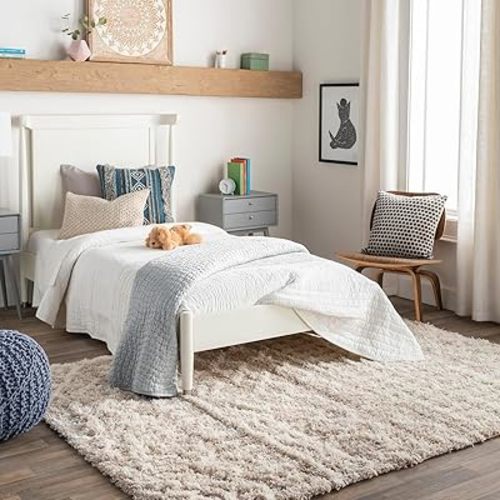Livabliss Hapsburg Moroccan Shag Area Rug, 6'7" x 9'6", Beige