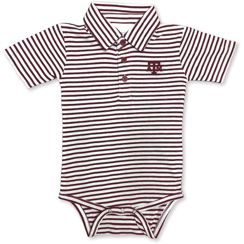 The Atlanta Hosiery Company Infant Boys' Texas A&M University Color Block Polo Creeper
