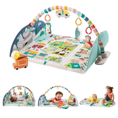 Free Shipping! Fisher-Price Activity City Gym to Jumbo Playmat Extra Large for Infant to Toddler Play