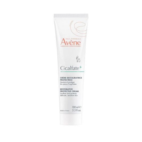 Avene Cicalfate+ Restorative Protective Skin Barrier Face Cream for Sensitive Skin - 3.3fl oz: Paraben-Free, Talcum-Free, Alcohol-Free