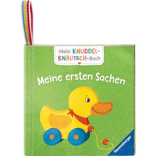 Mein Knuddel-Knautsch-Buch: Meine ersten Sachen; weiches Stoffbuch, waschbares Badebuch, Babyspielzeug ab 6 Monate : Teichmann, Meike: Amazon.de: Books