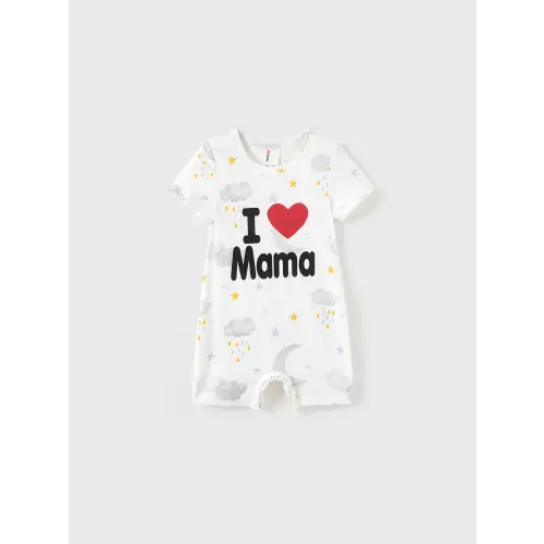 Baby Boy/Girl Childlike Letter Print Romper Only $10.99 PatPat US Mobile