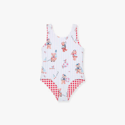 Captain Theo Reversible One Piece Swimsuit | 12-18M