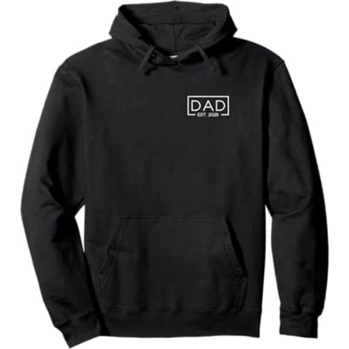 Dad Est. 2025 Logo Father 2025 loading New Dad 2025 Pullover Hoodie