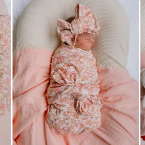 Swaddle Set | Blossom – Little and Fern