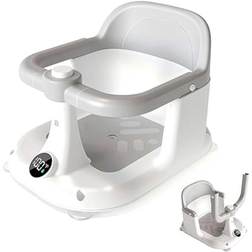 Baby Bath Seat for Infants 6 Months & Up, Sitting up Non-Slip Bathtub Chair