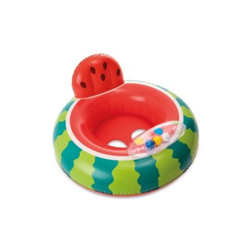 Intex Watermelon Baby Float Pool Toy, Size of Product: 29in x 27in, for Age Group 1 to 2 Years, Red, Green, White Color. For Boys or Girls