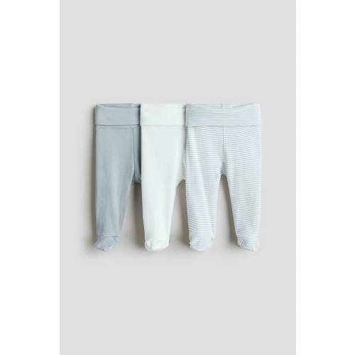 3-PACK FOLDOVER-WAIST LEGGINGS