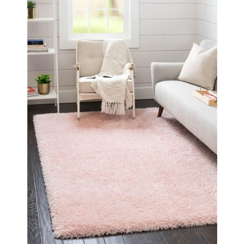 Pink Lace 6' x 9' Infinity Shag Rug | Rugs.com