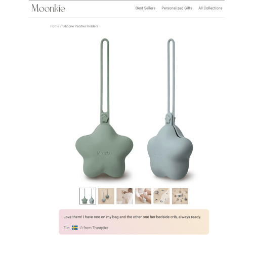 Silicone Pacifier Holders