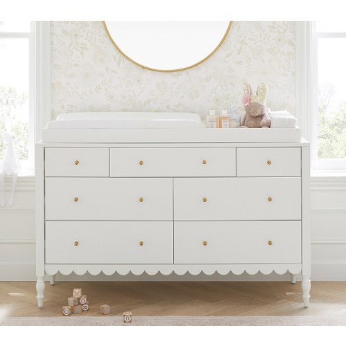 Penny Extra-Wide Nursery Dresser & Topper Set | Pottery Barn Kids