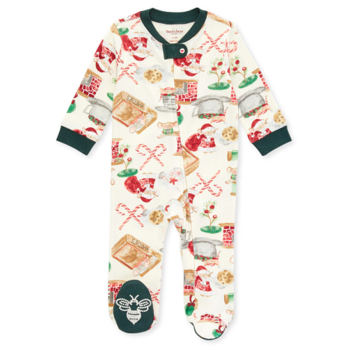 Organic Zip Footie, Cute As A Button