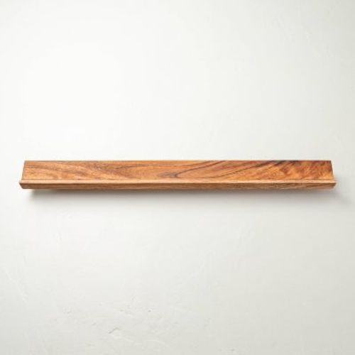 36" Wood Mantel Shelf Brown - Hearth & Hand™ With Magnolia: Floating Wall Storage, Hanging Display