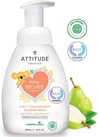 Baby Leaves 2 in 1 Shampoo & Body Foaming Wash - 10 oz