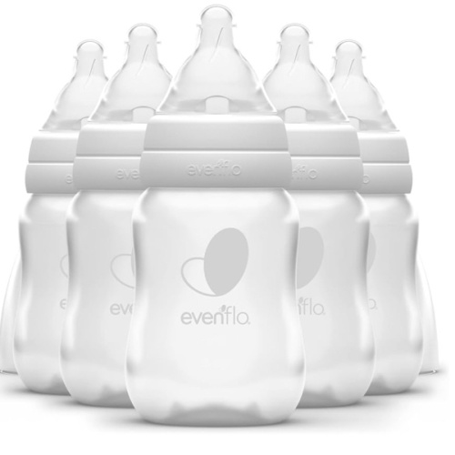 Evenflo Feeding Premium Proflo Venting Balance Plus Standard Neck Baby, Newborn and Infant Bottles - Developed by Pediatric Feeding Specialists - 4 Ounce (Pack of 6)