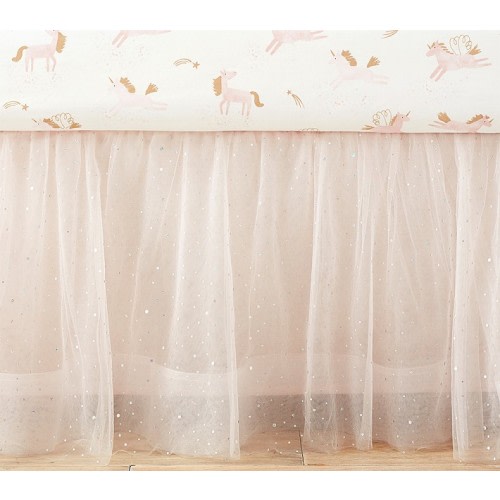 Shimmer Tulle Crib Skirt