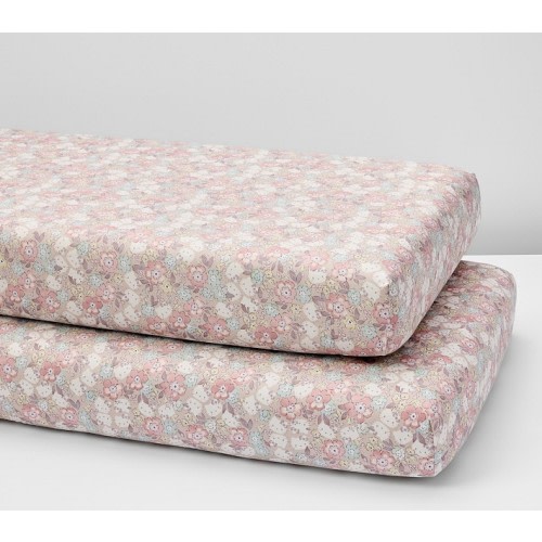 Heritage Hello Kitty Organic Cotton Crib Fitted Sheet