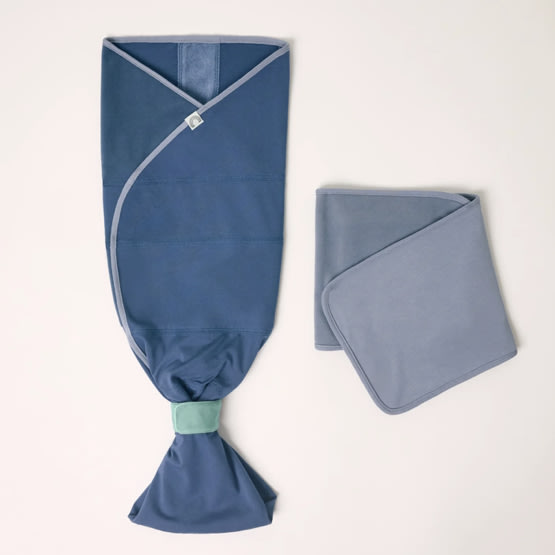 b.e.s.t. swaddle - coastal blue