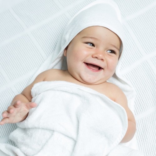 Little Bamboo Hooded Towel Natural | Hooded Towels | Baby Bunting AU