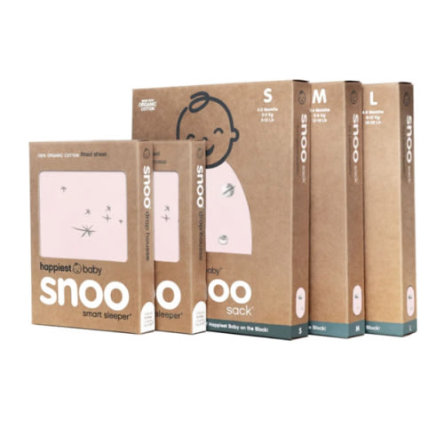 SNOO Sleep Sack Bundle in Small, Medium, Large Sizes and Sheets – Happiest Baby