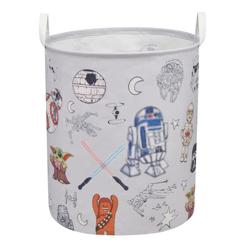 Room Nursery Decor,Baby Laundry Large Hamper Foldable With Waterproof Pe Coating,Dirty Clothes Basket Featuring The Child,Bedroom,Bathroom Set,Toy Bin,Boys and Girls Birthday Gifts (round)