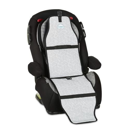 Car Seat Cooling Pad for Babies, Toddlers, and Kids - Comfortable and Durable Cooling Pad for Hot Summer Days - Black and White, one Size