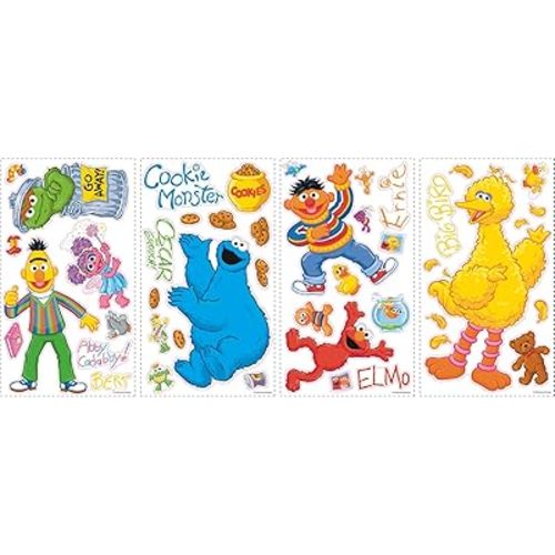 RoomMates RMK1384SCS Sesame Street Peel and Stick Wall Decals
