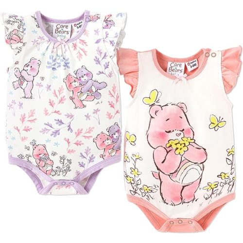 Amazon.com: AdoraCute by PatPat Care Bears Baby Girl Boy Clothes 3-pack Long Sleeve Bodysuit Cotton Unisex Baby Rompers Set: Clothing, Shoes & Jewelry