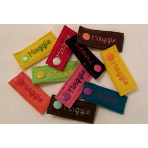 Snap on Cloth Diaper Labels, Alert Tags, Name Tags - Etsy